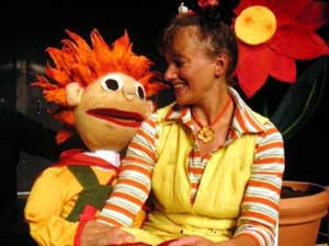 Katharina Luckhaupt mit Krümel Katharina Luckhaupt mit Krümel