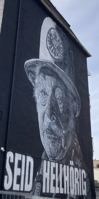 Fußball auf grünem Rasen